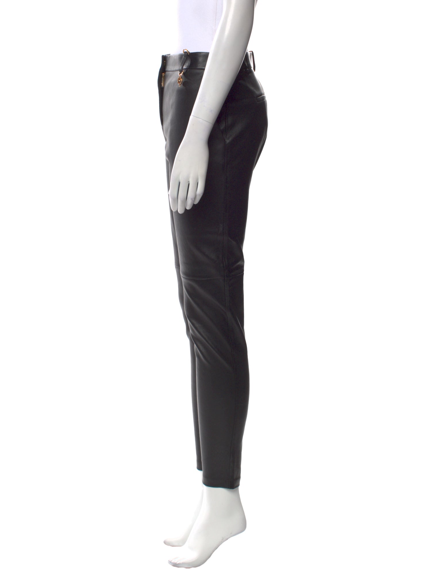 Versace Lambskin Skinny Leg Pants w/ Tags