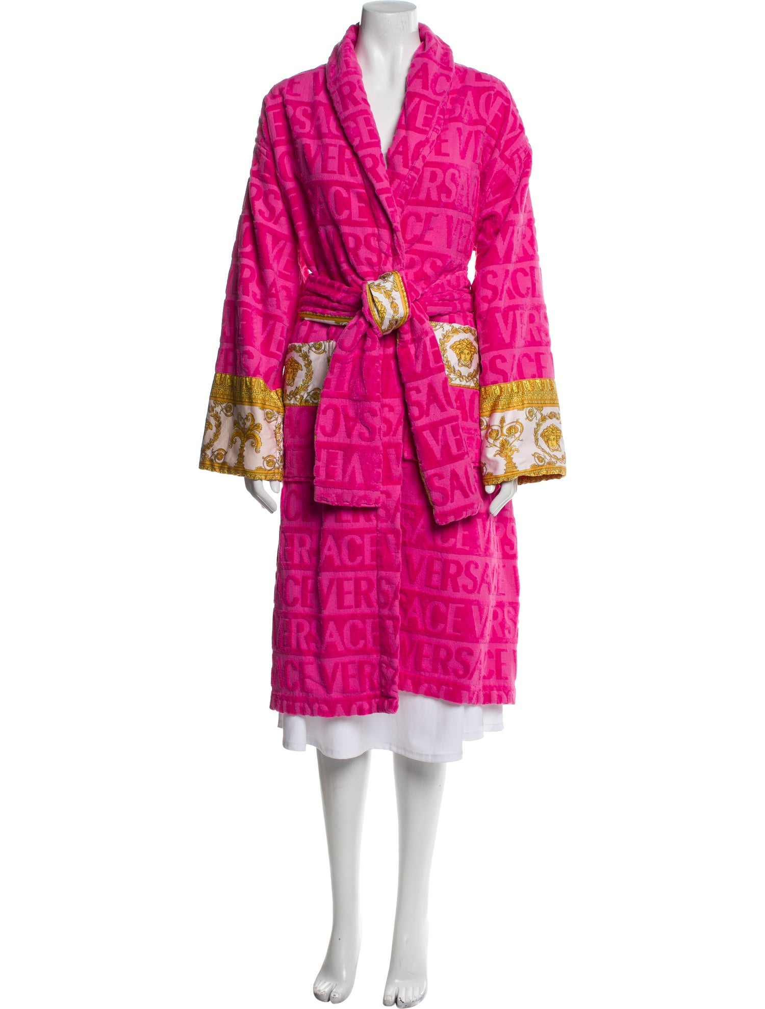 Versace Printed Robe