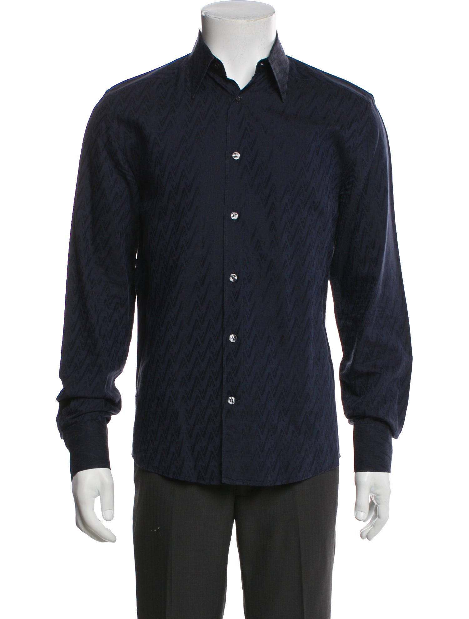 Versace Long Sleeve Dress Shirt