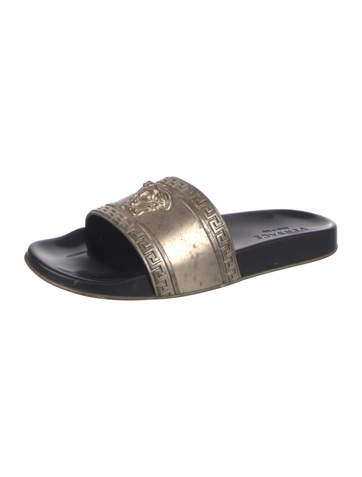 Versace Medusa Insignia Rubber Slides