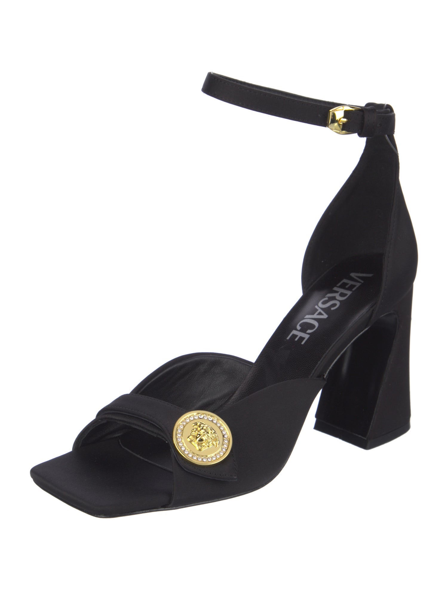 Versace Satin Sandals