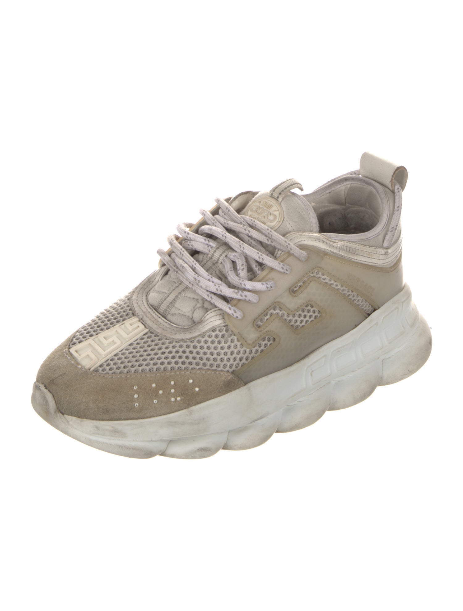 Versace Mesh Printed Chunky Sneakers