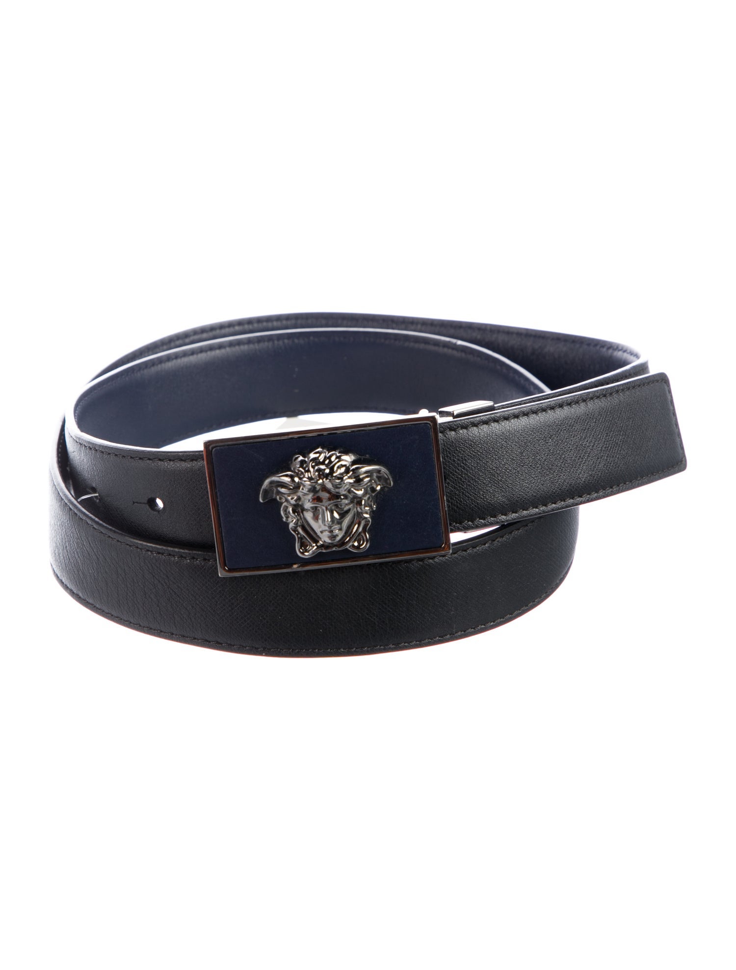 Versace Medusa Insignia Leather Belt Kit