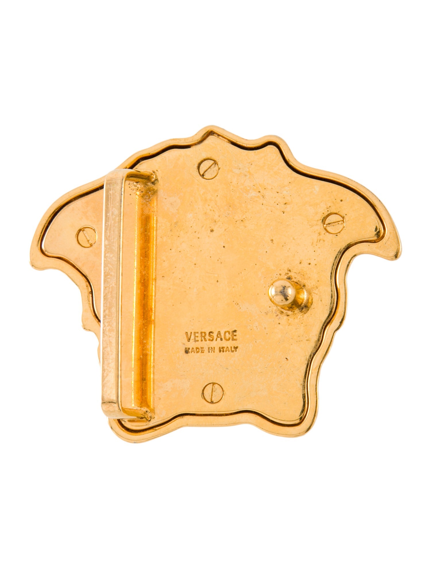 Versace La Medusa Gold-Tone Belt Buckle