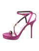 Versace Medusa Insignia Satin Sandals