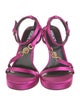 Versace Medusa Insignia Satin Sandals