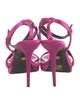 Versace Medusa Insignia Satin Sandals