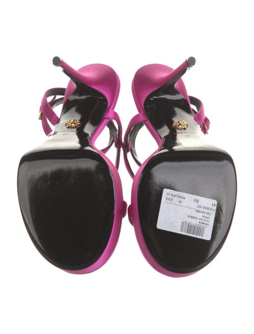 Versace Medusa Insignia Satin Sandals