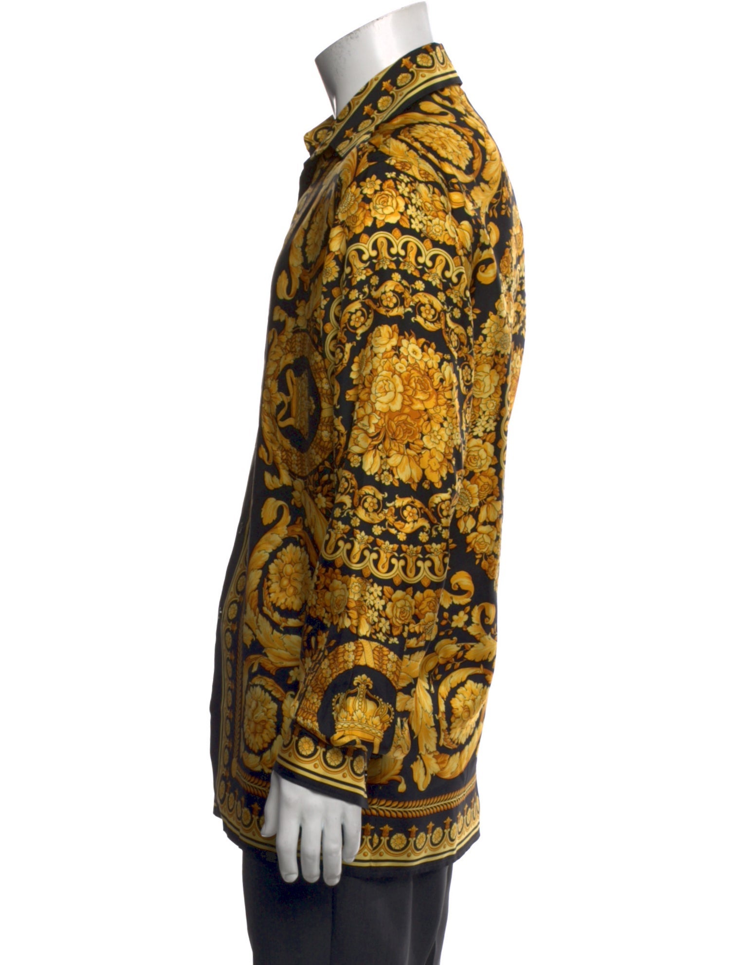 Versace Silk Printed Shirt w/ Tags