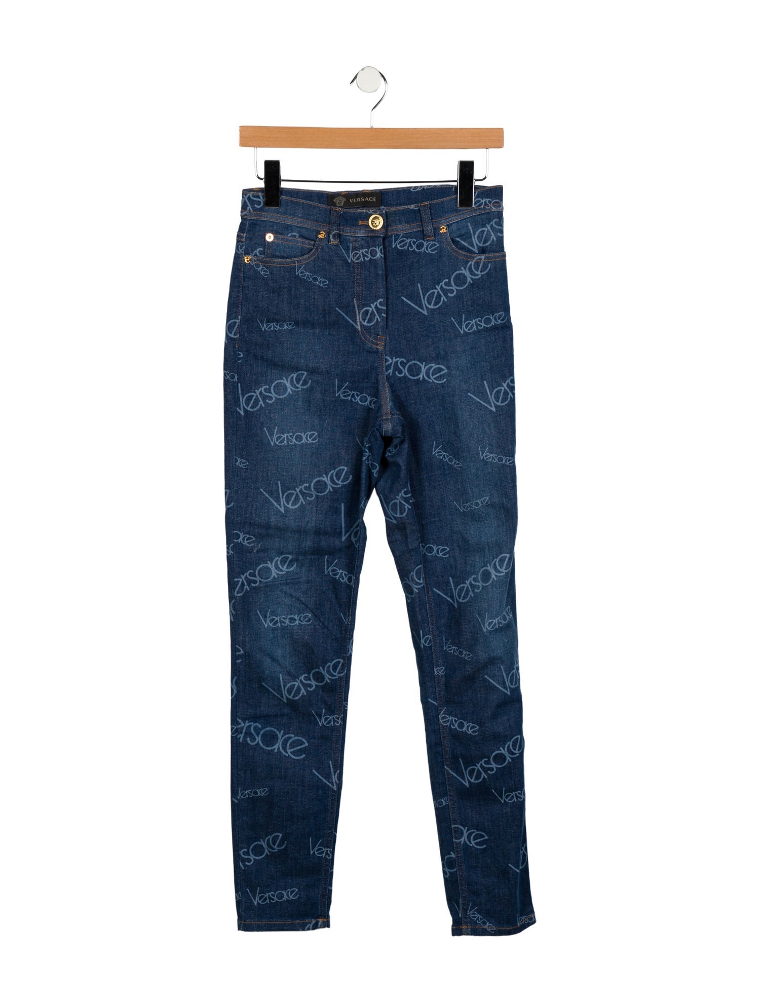 Versace High-Rise Skinny Leg Jeans