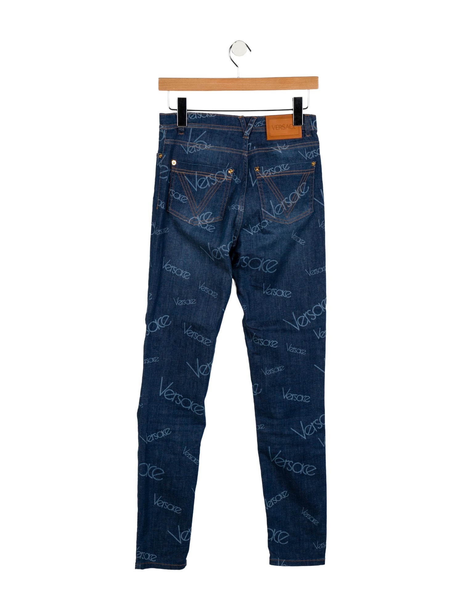 Versace High-Rise Skinny Leg Jeans