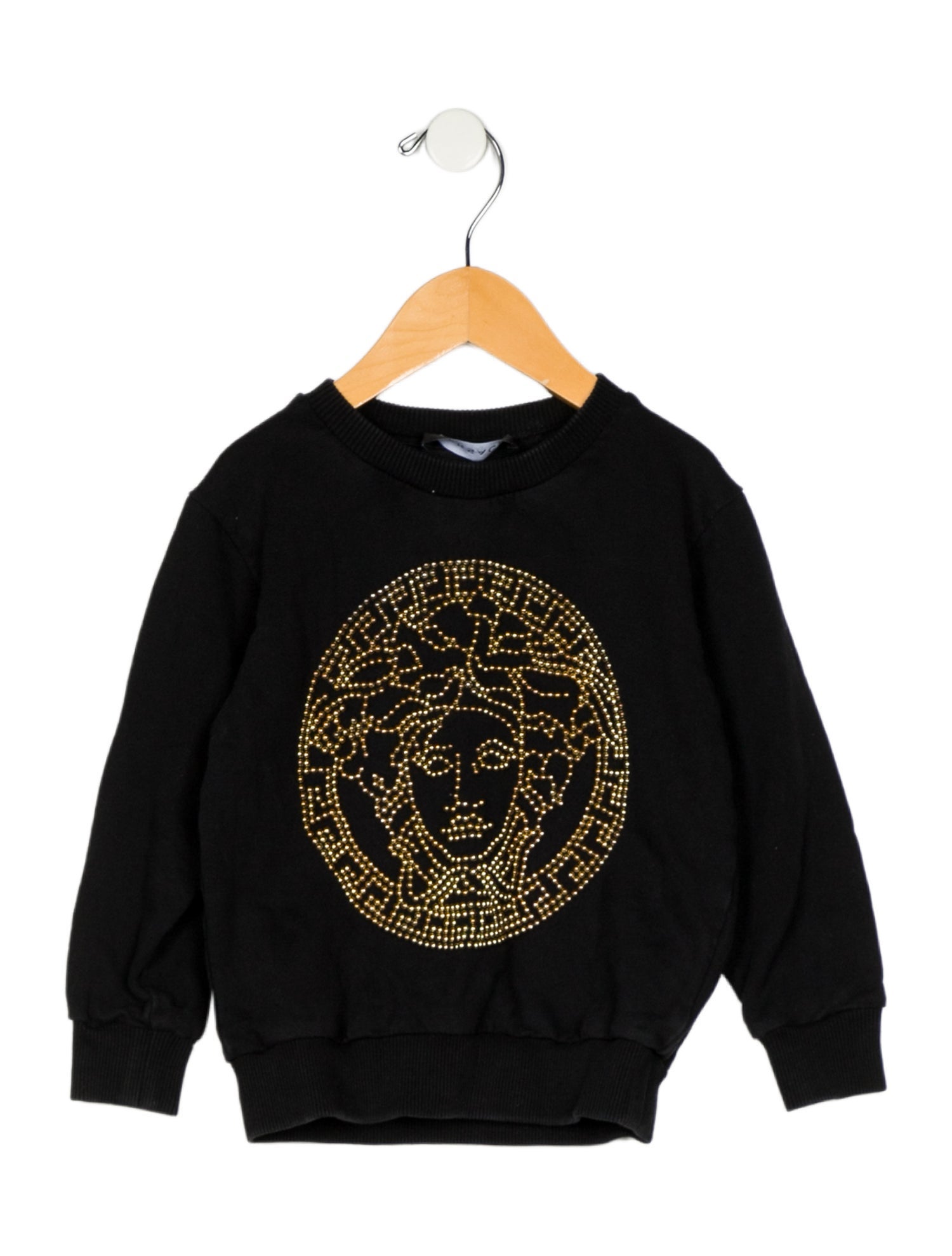 Versace Toddler Boys' Embellished Long Sleeve Top