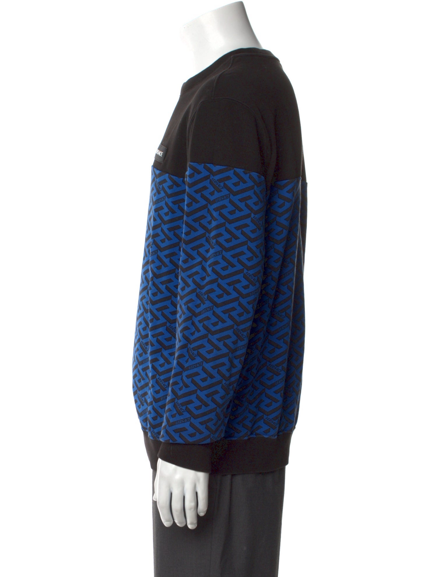 Versace Printed Crew Neck Sweatshirt