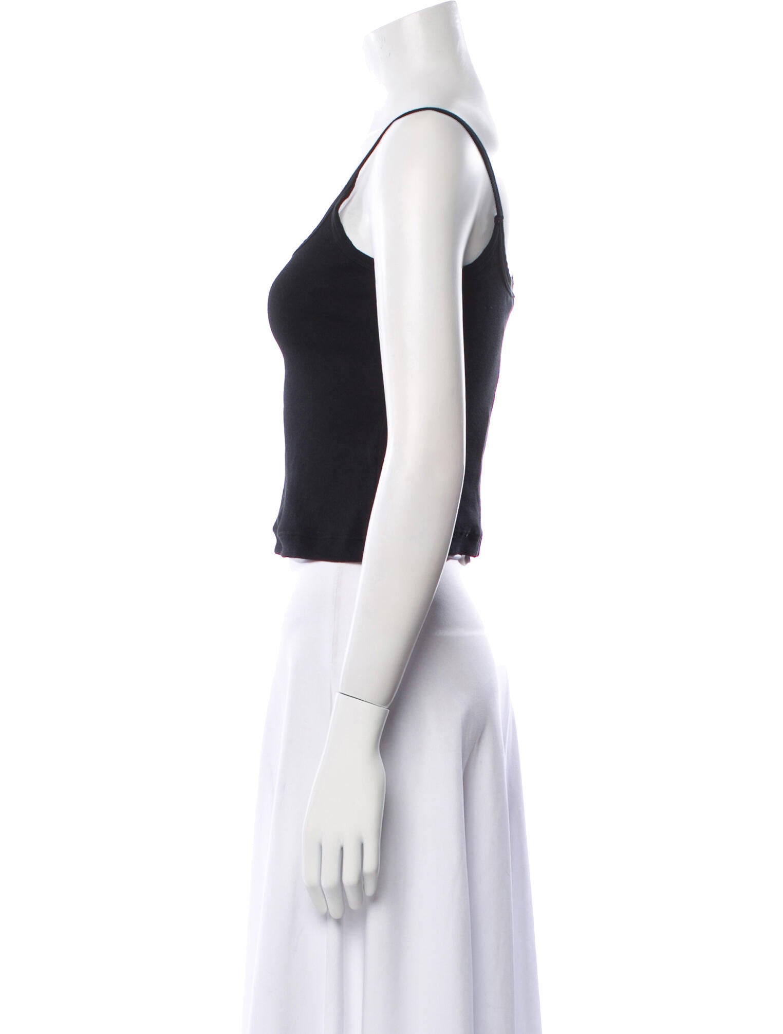 Versace Scoop Neck Sleeveless Crop Top w/ Tags