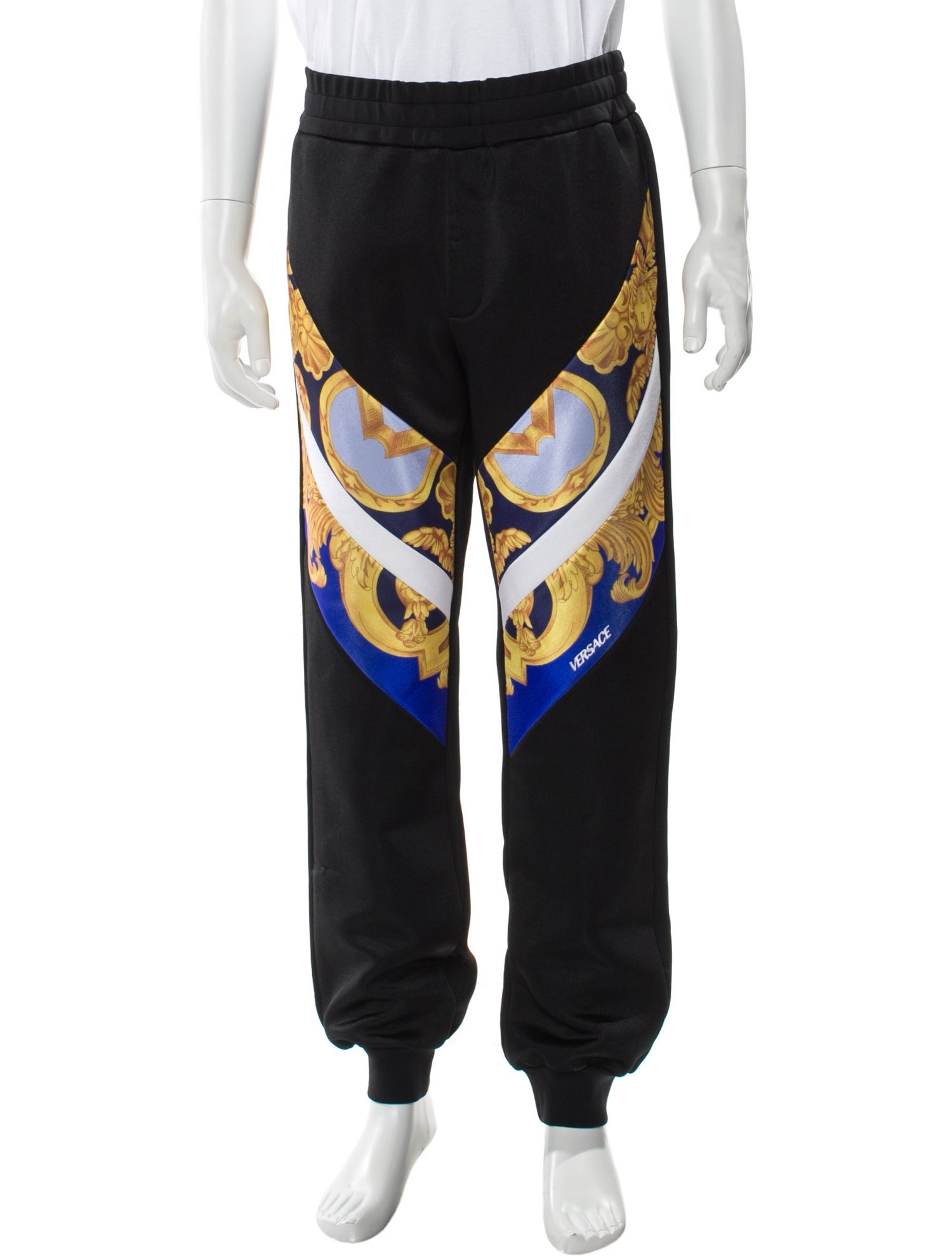 Versace Graphic Print Joggers w/ Tags