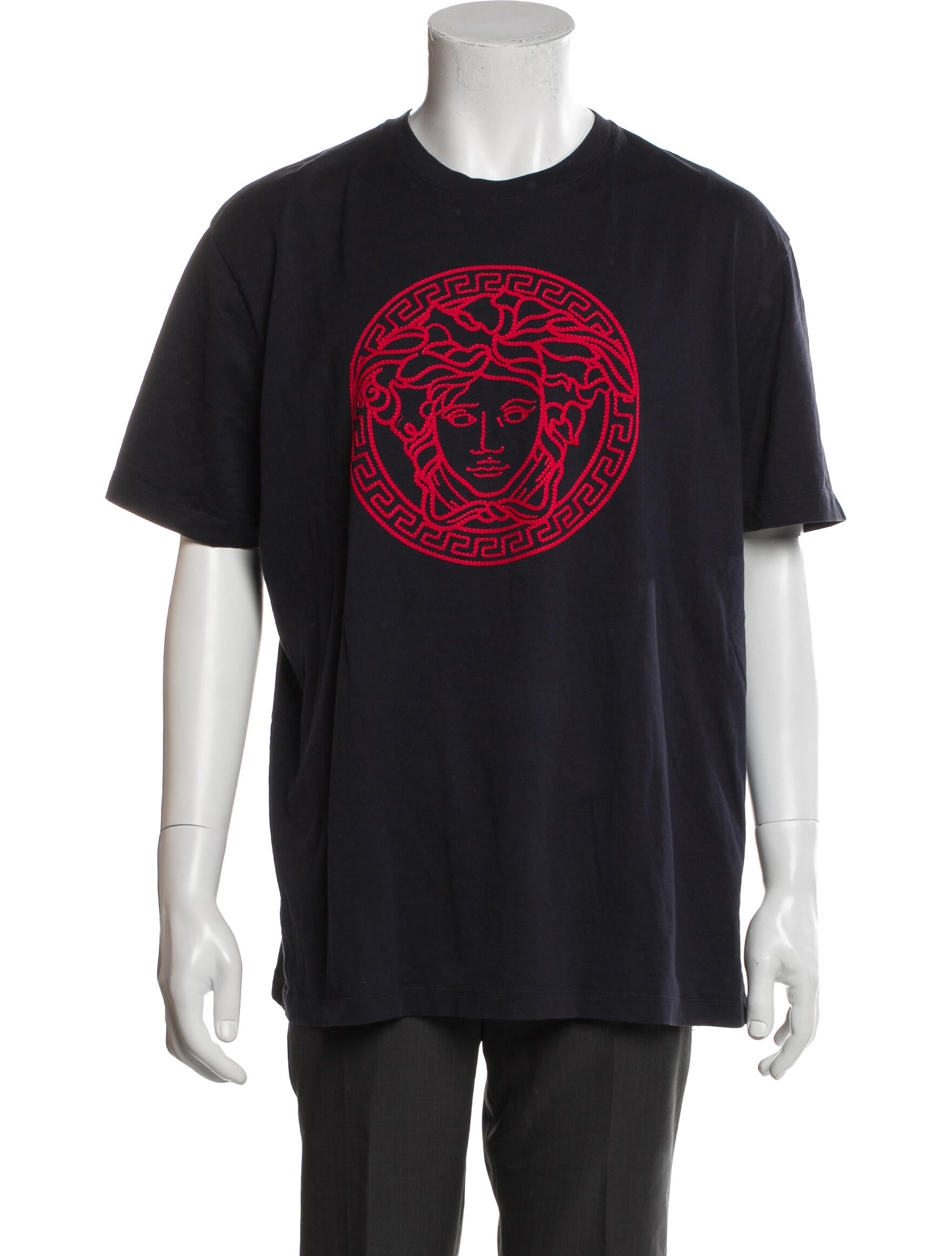 Versace Graphic Print Crew Neck T-Shirt