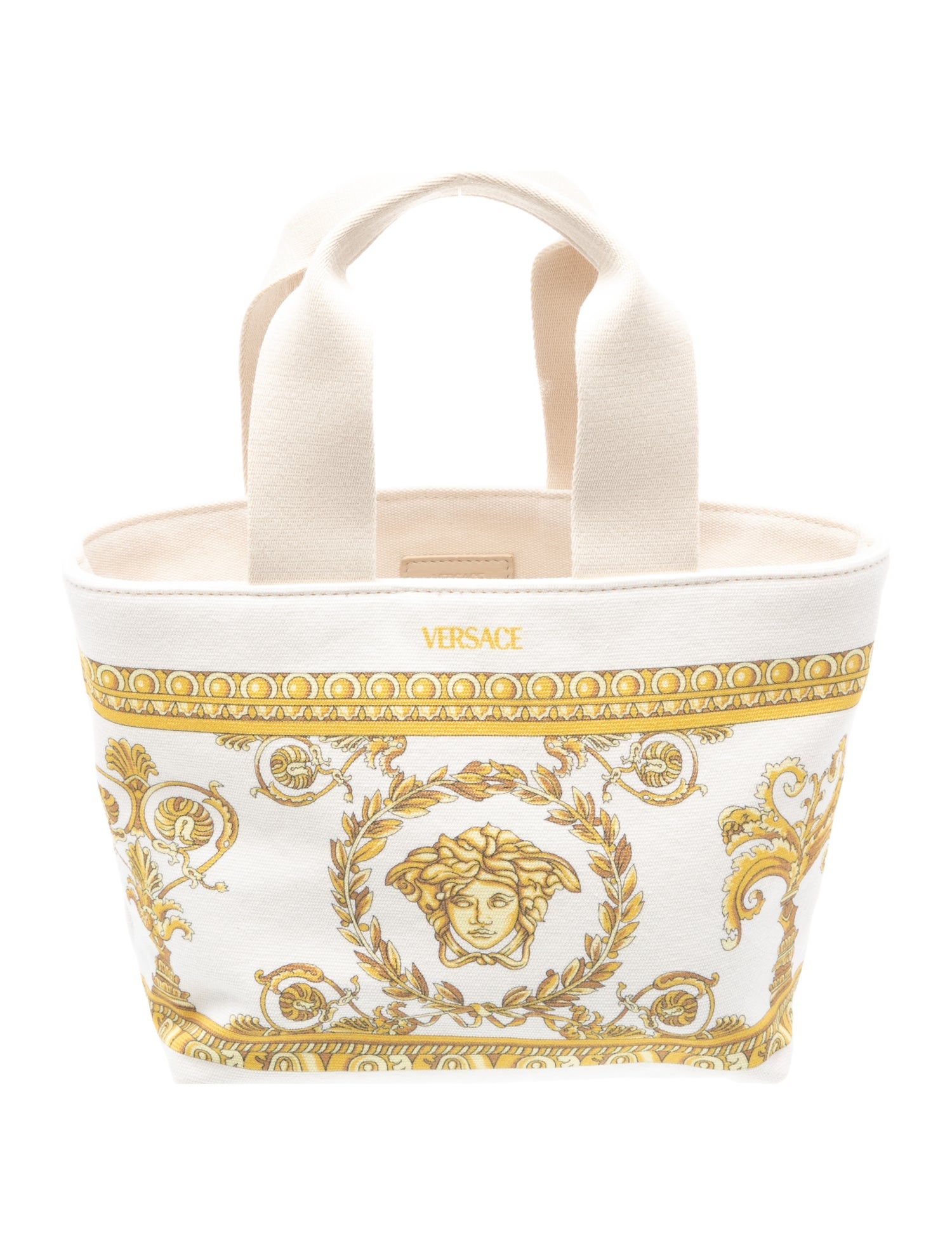 Versace Canvas Top Handle Bag w/ Tags