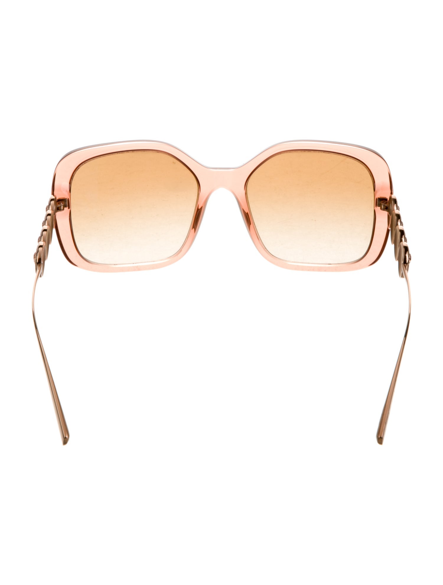 Versace Oversize Gradient Sunglasses