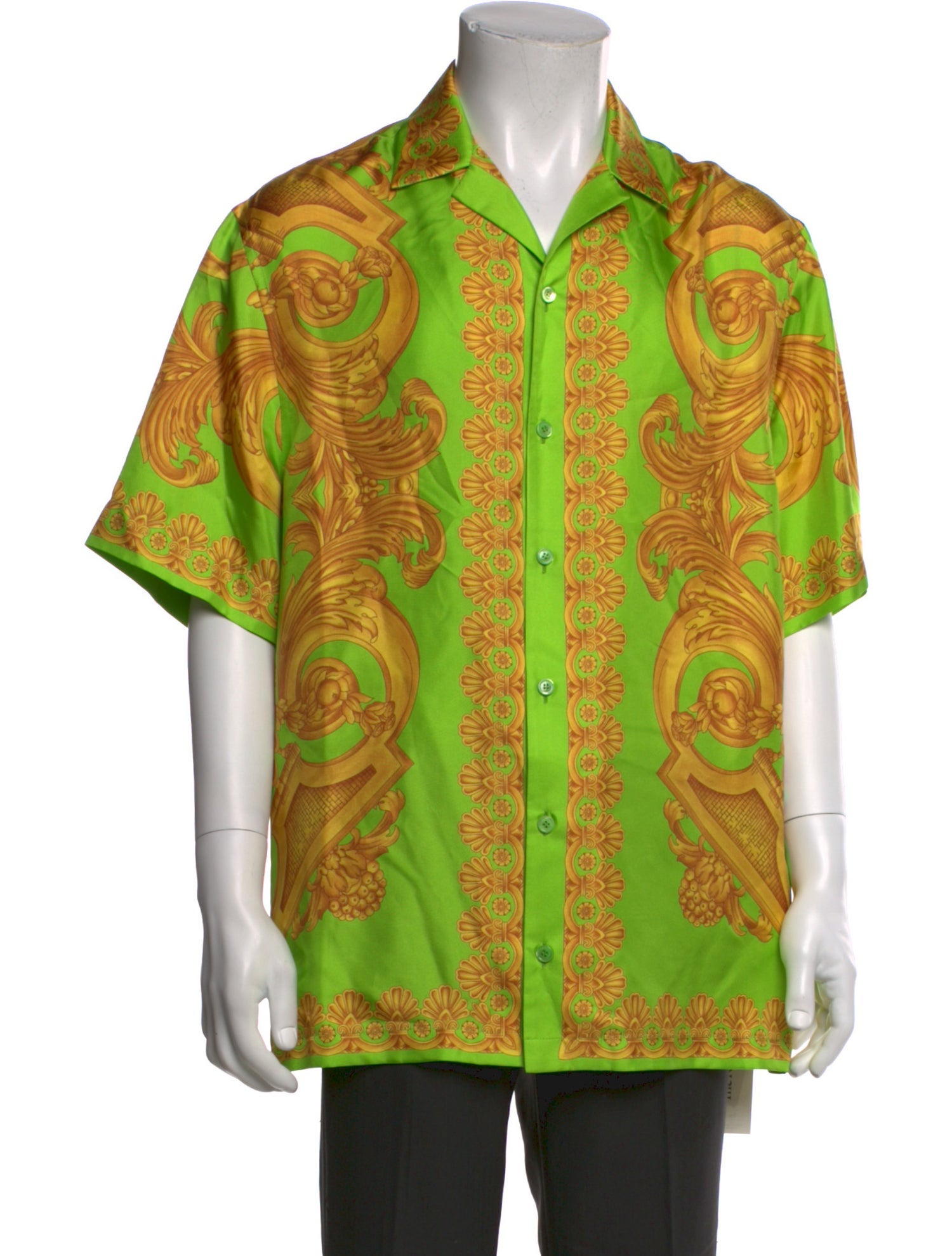 Versace Silk Printed Shirt