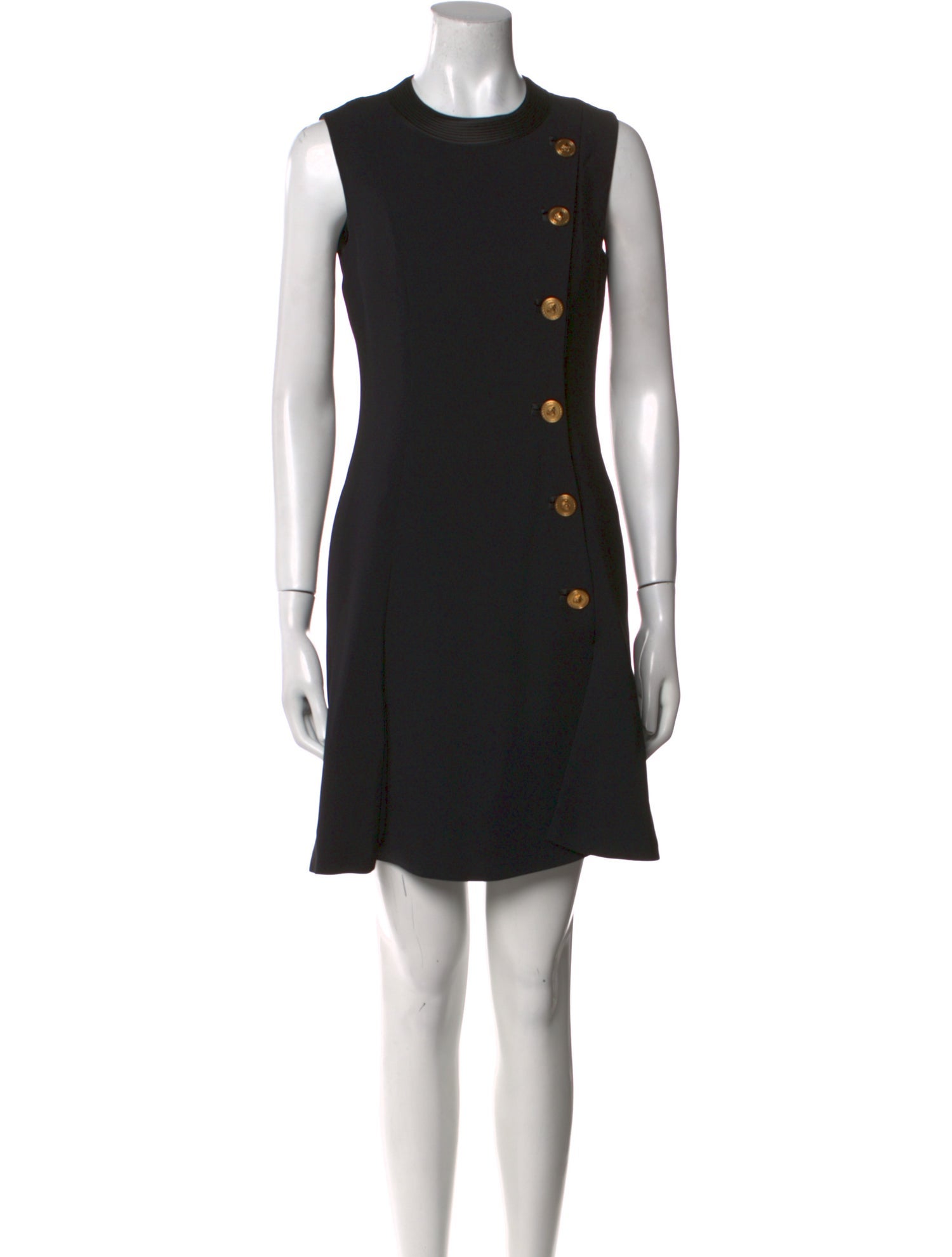 Versace Crew Neck Mini Dress