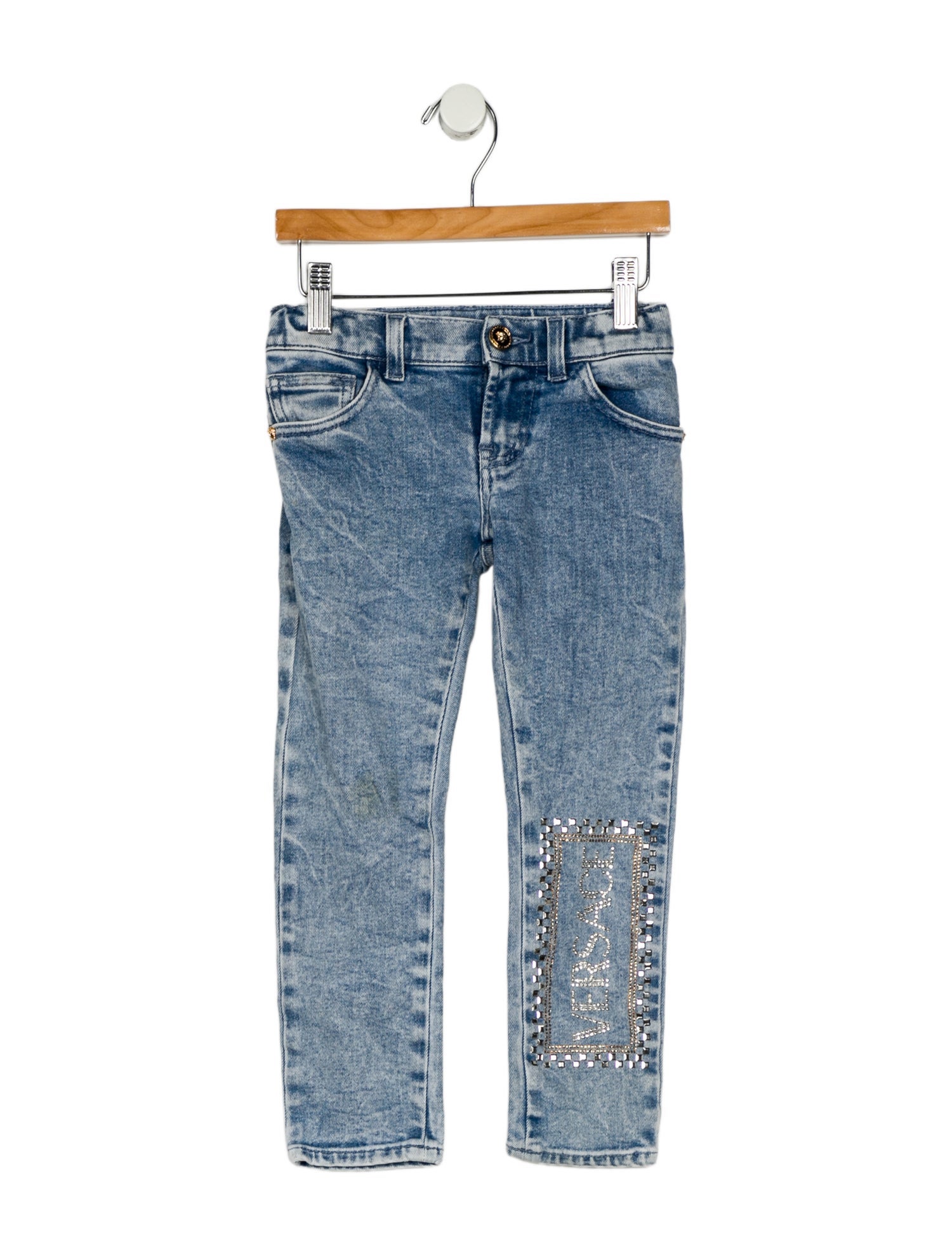 Versace Toddler Boys' Embellished Denim Pants