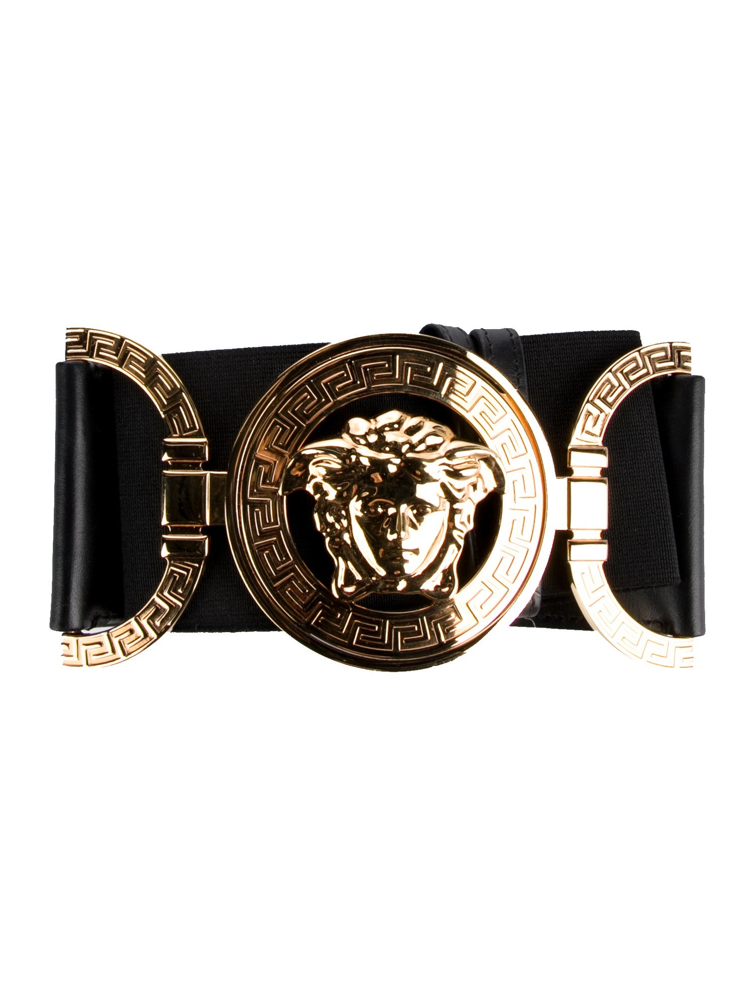 Versace Medusa Insignia Wide Waist Belt