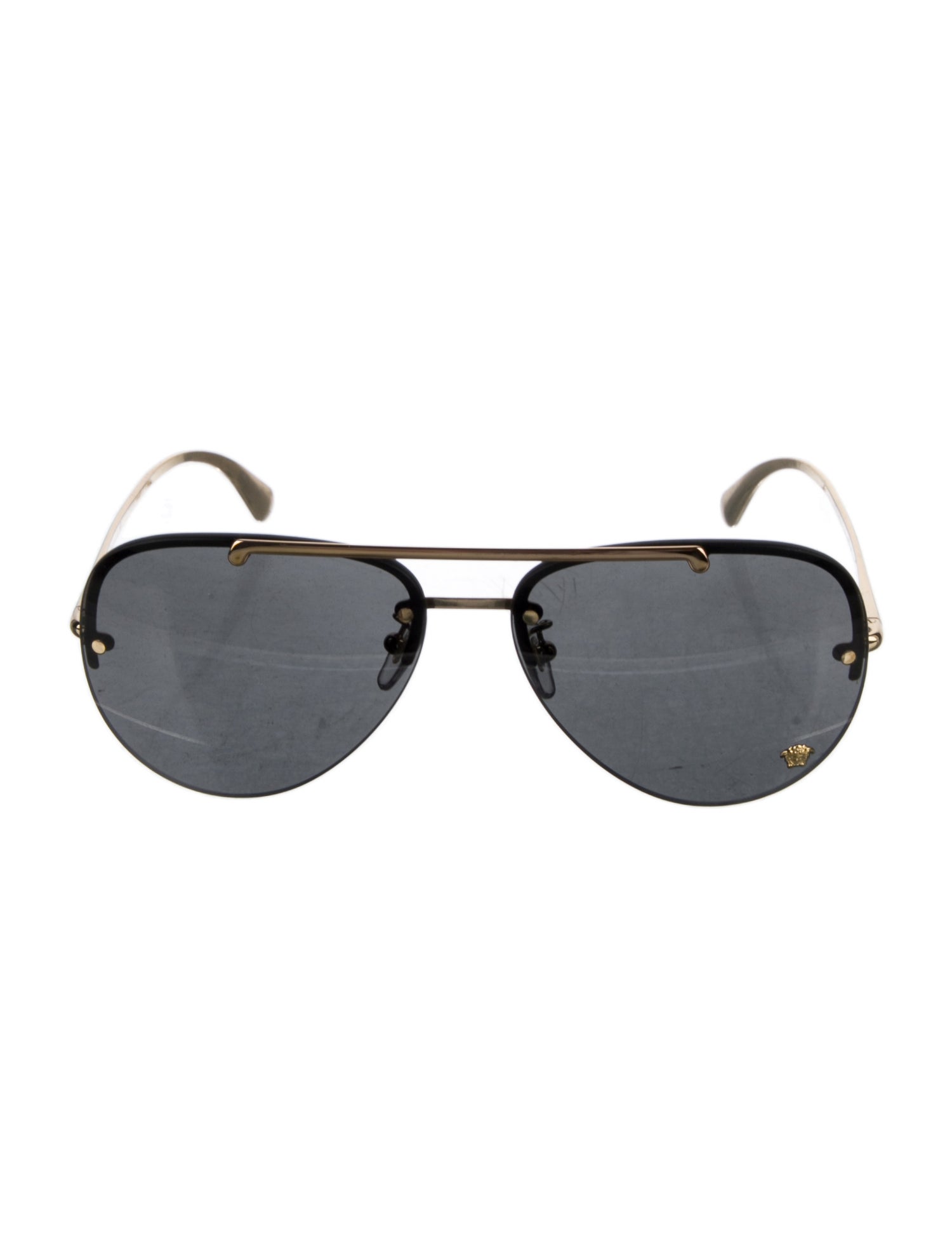 Versace Aviator Tinted Sunglasses