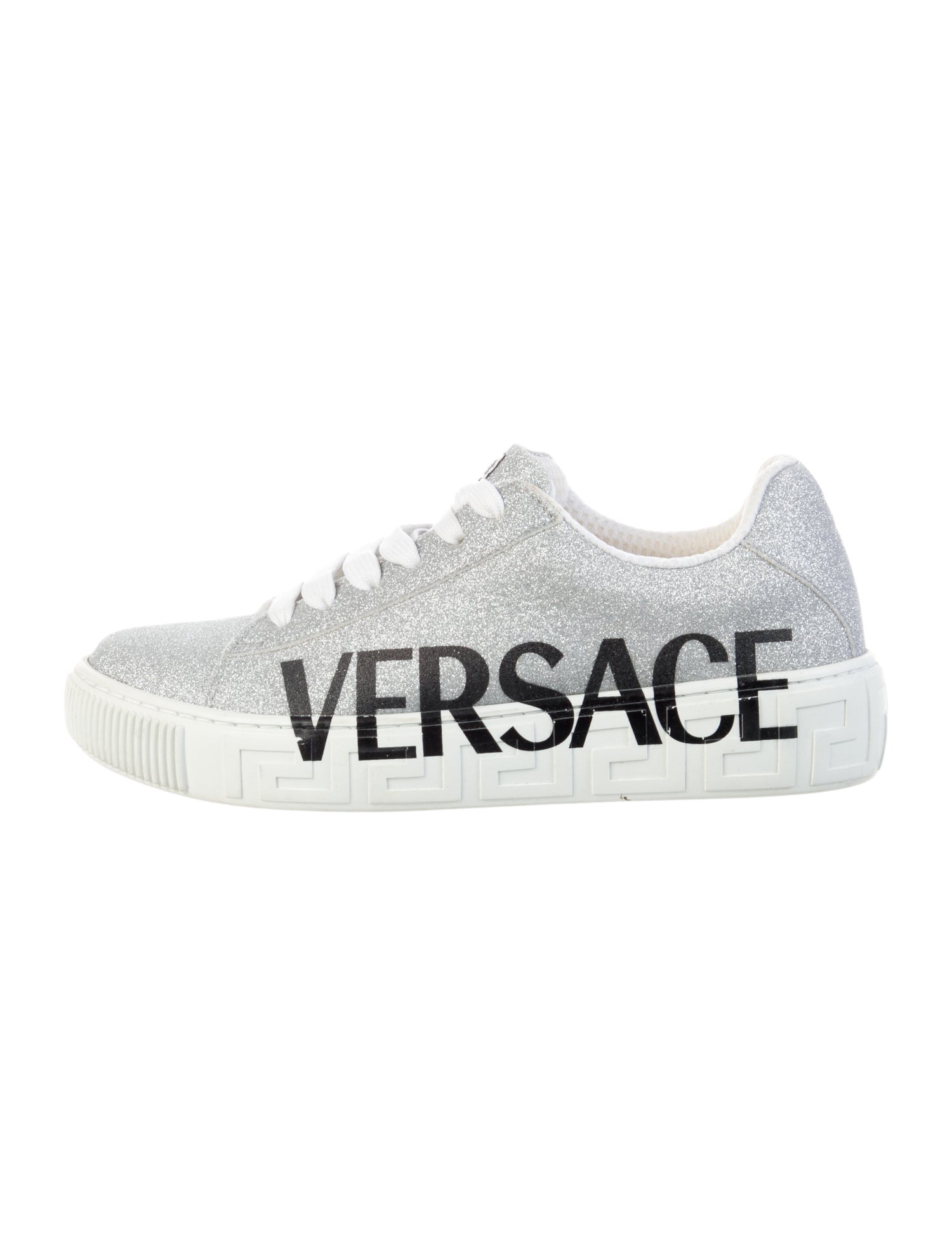 Versace Glitter Accented Sneakers