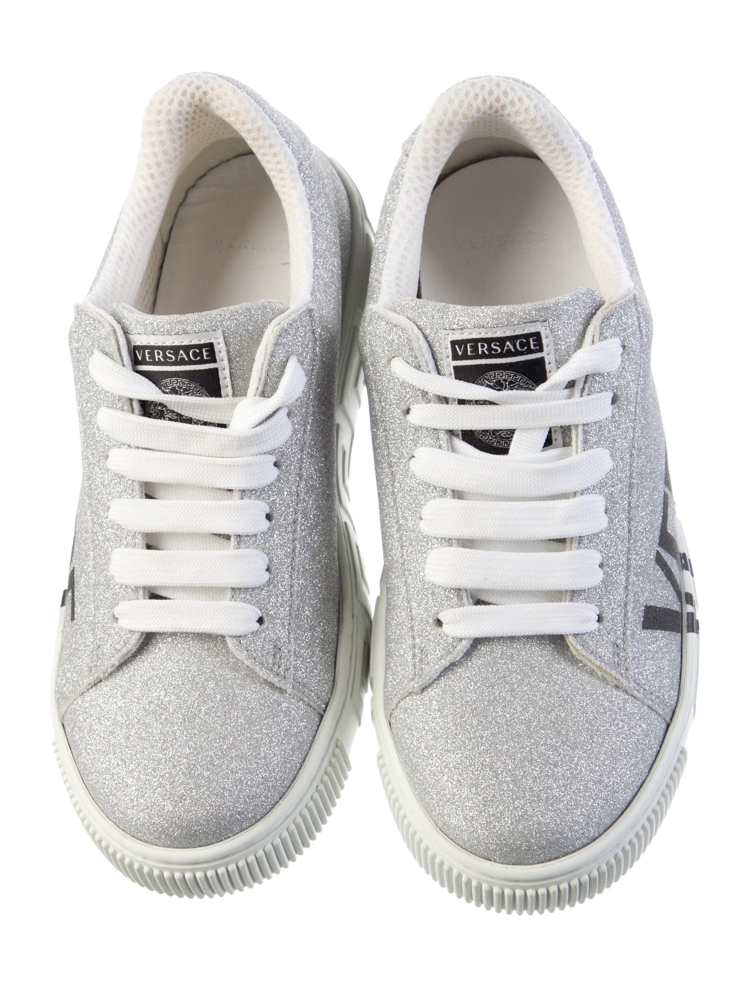 Versace Glitter Accented Sneakers