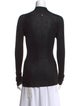 Versace Virgin Wool Mock Neck Sweater