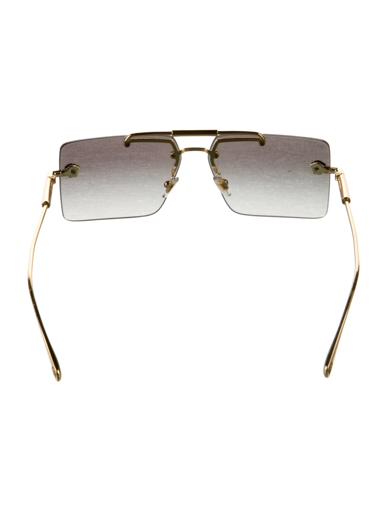 Versace Square Gradient Sunglasses