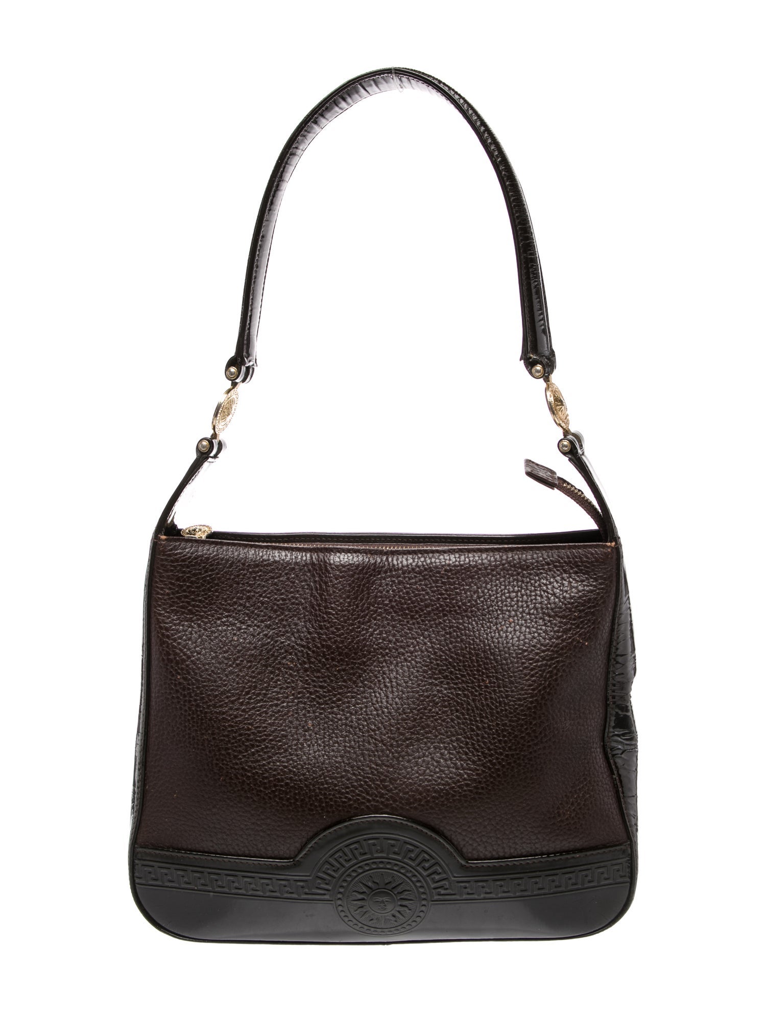 Versace Leather Shoulder Bag