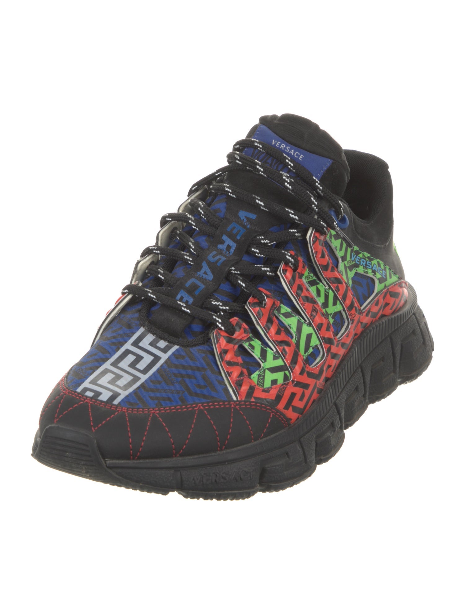 Versace Printed Athletic Sneakers