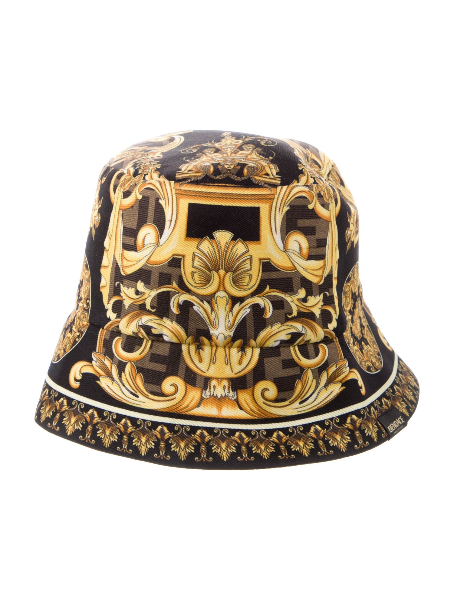 Fendace FF Silk Bucket Hat w/Tags