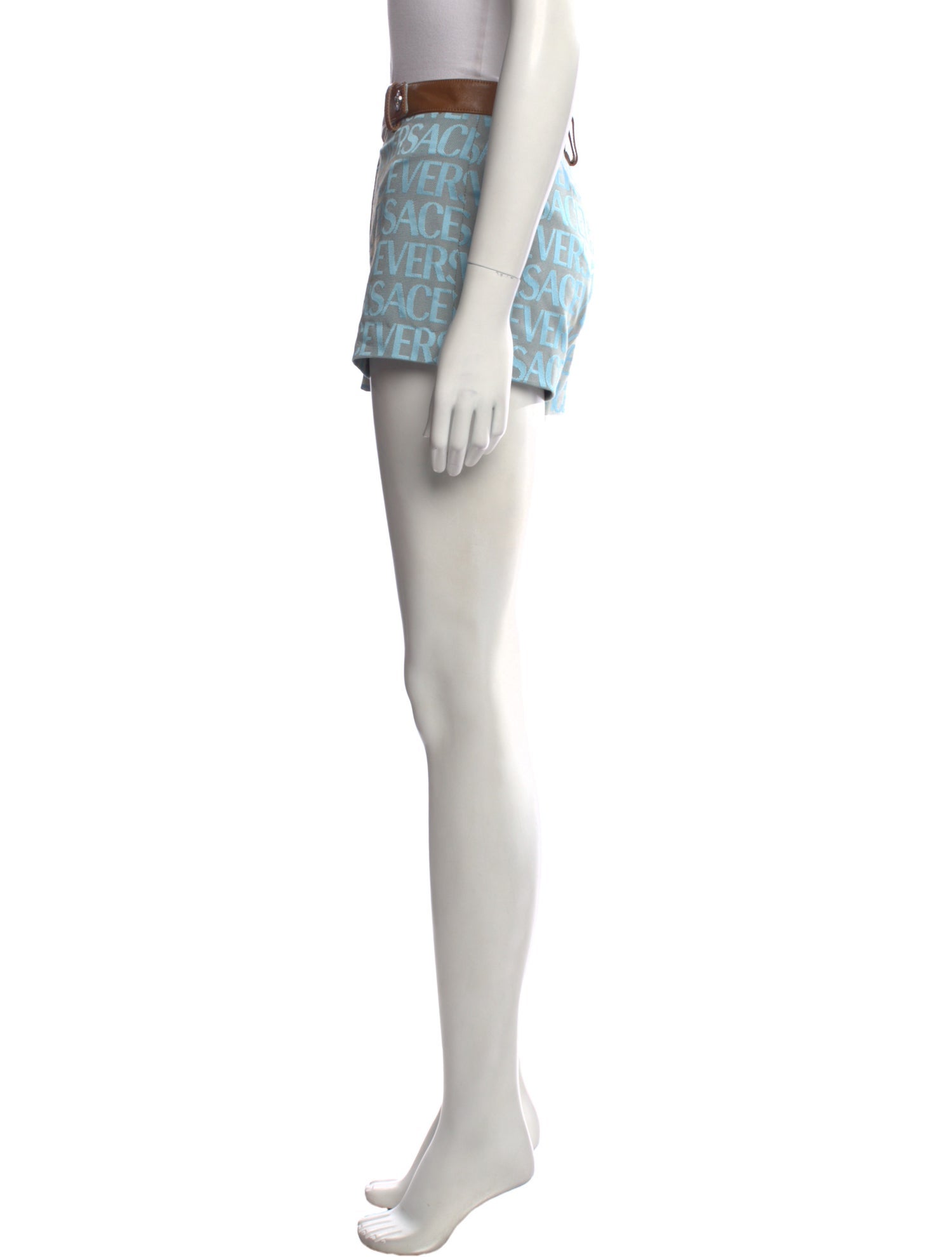 Versace Printed Mini Shorts