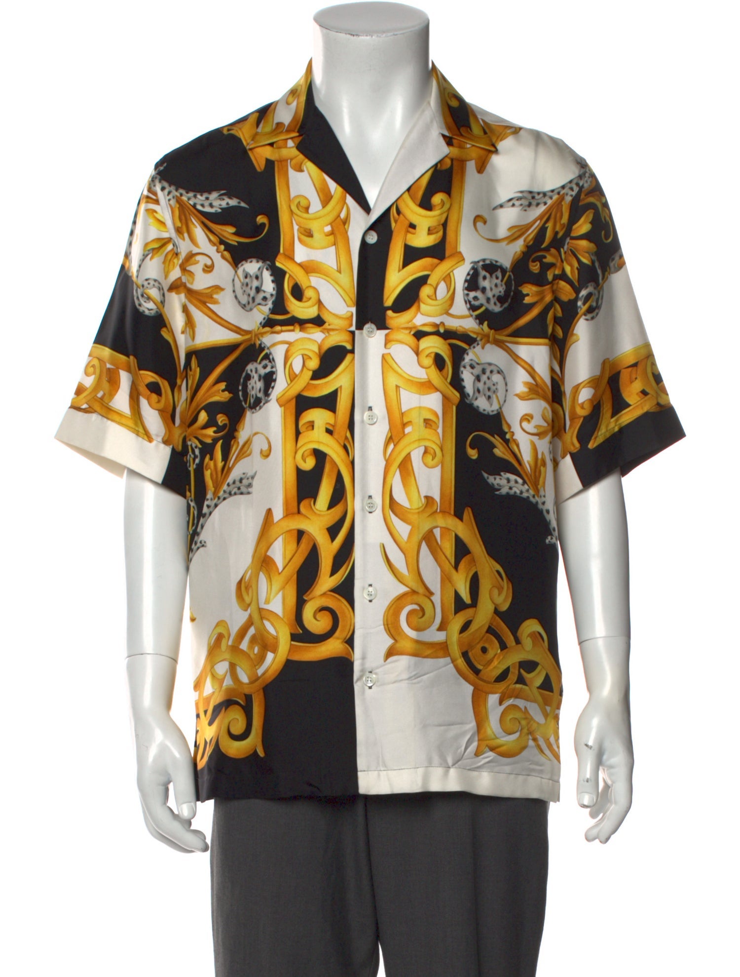 Versace Silk Printed Shirt