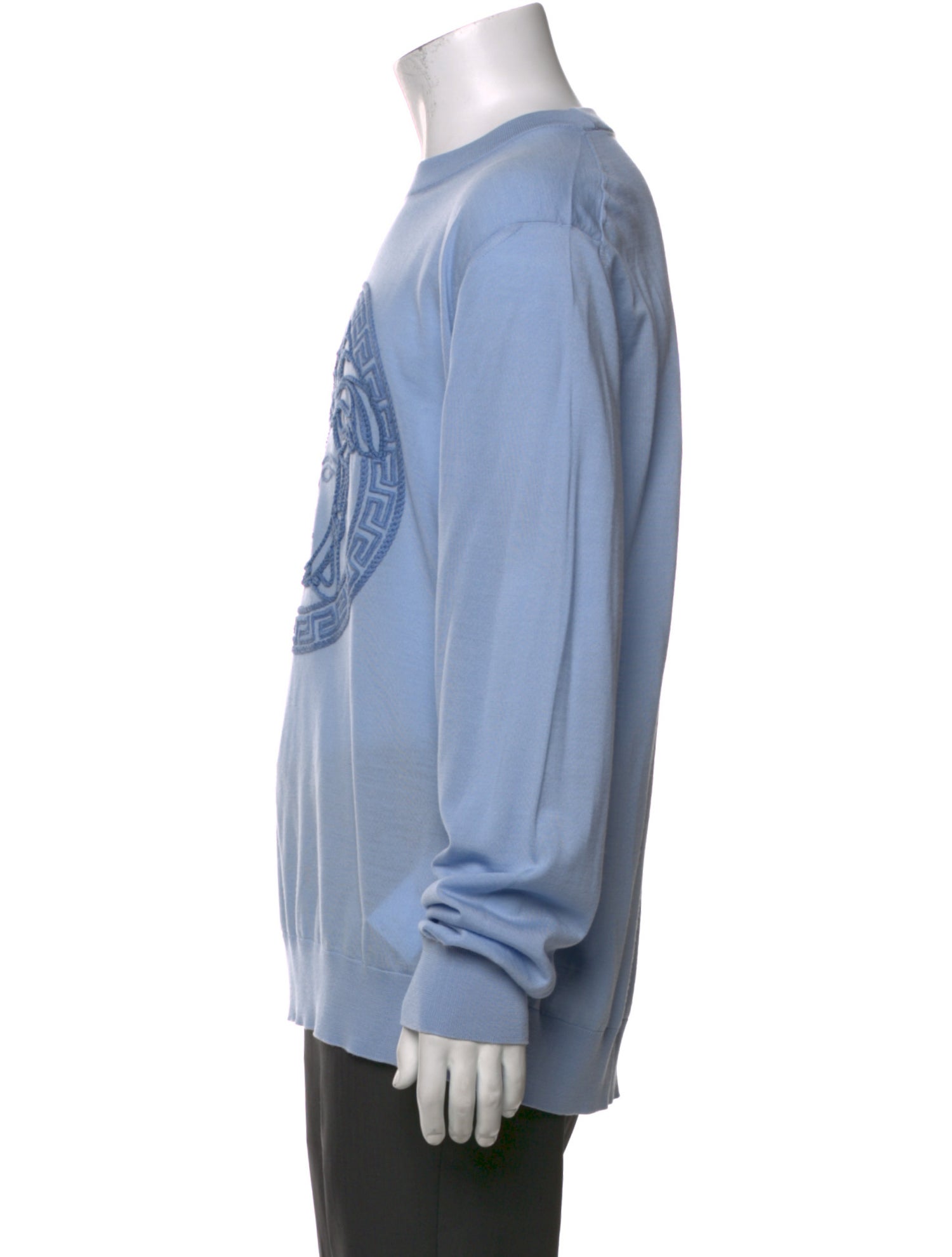 Versace Medusa Insignia Virgin Wool Pullover