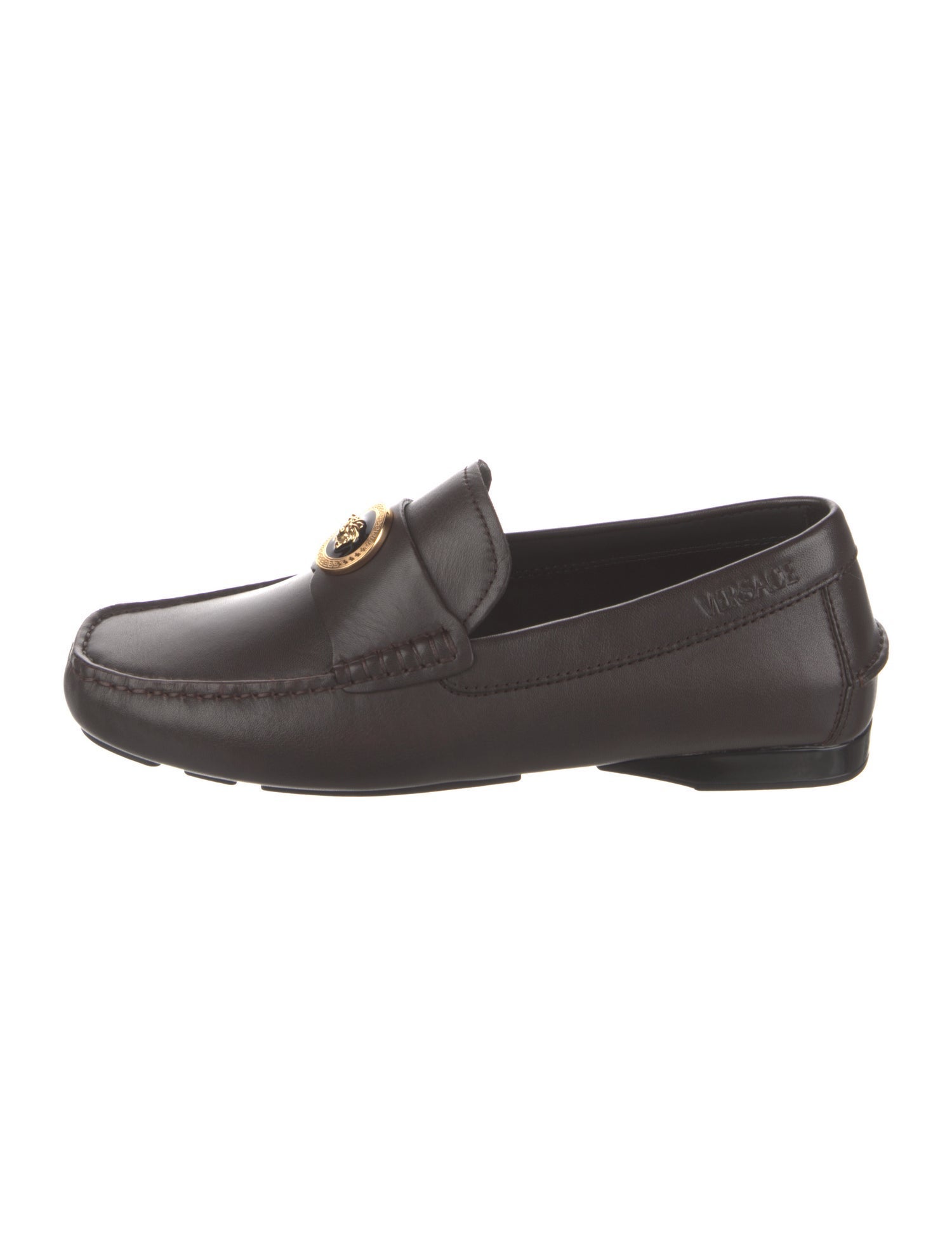 Versace Leather Loafers