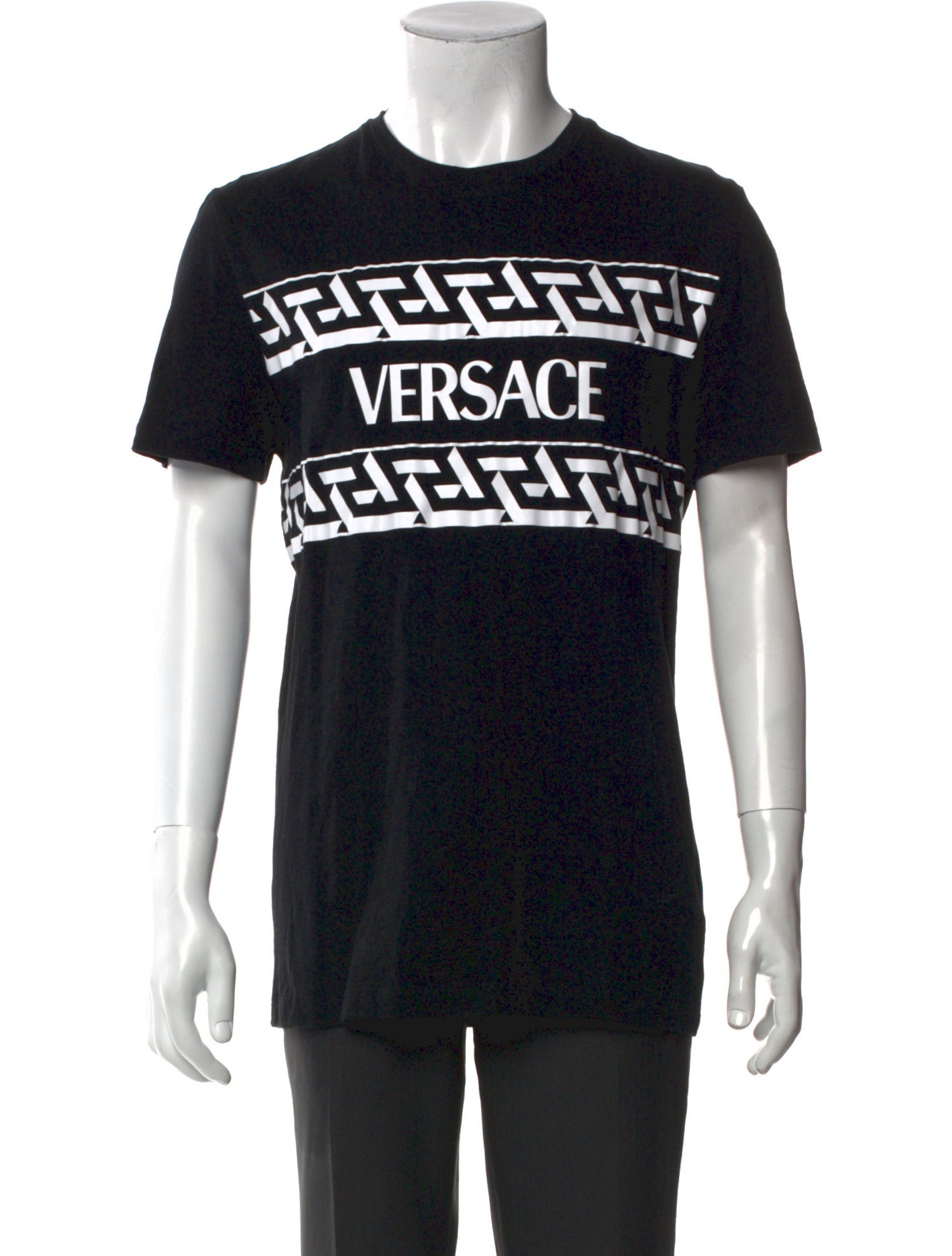Versace Graphic Print Crew Neck T-Shirt