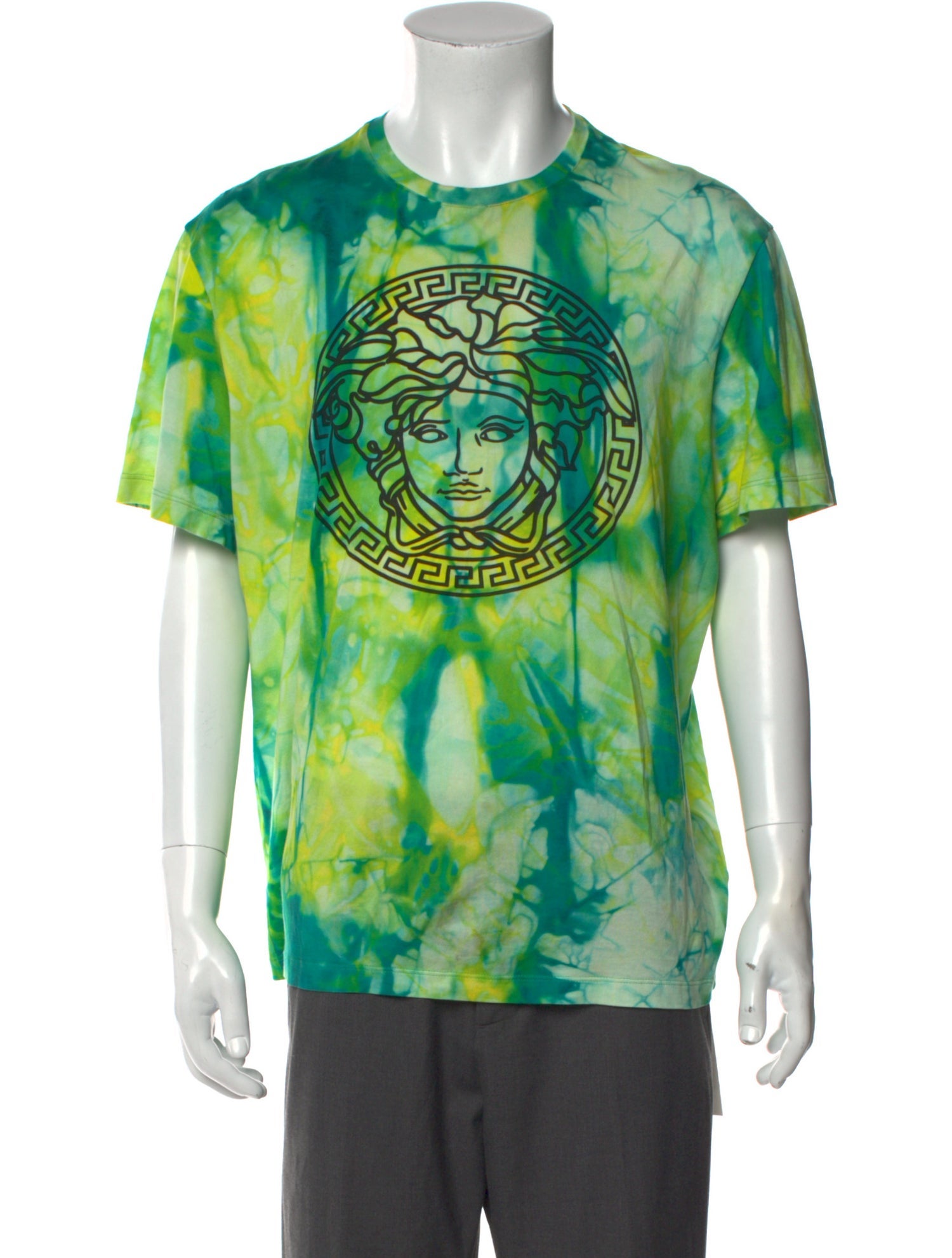 Versace Graphic Print Crew Neck T-Shirt