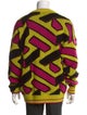 Versace Virgin Wool Printed Pullover