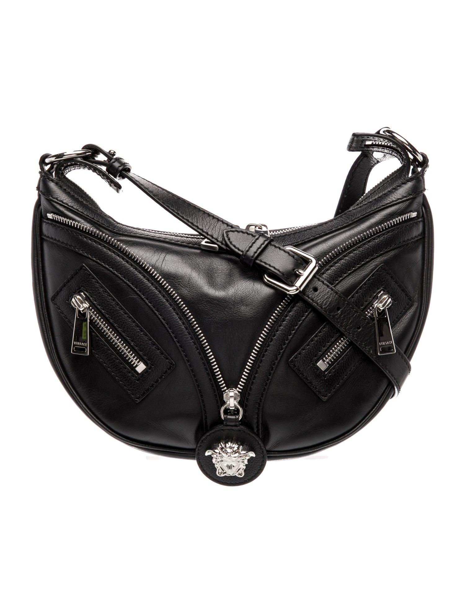 Versace Leather Top Handle Bag