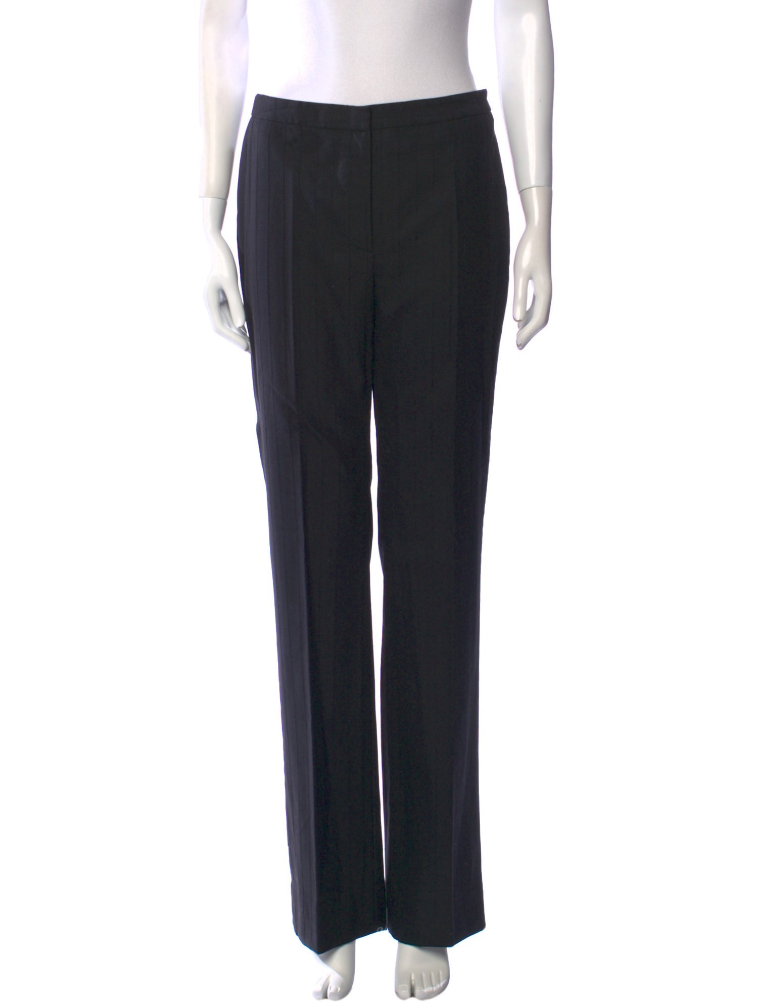 Versace Wool Straight Leg Pants