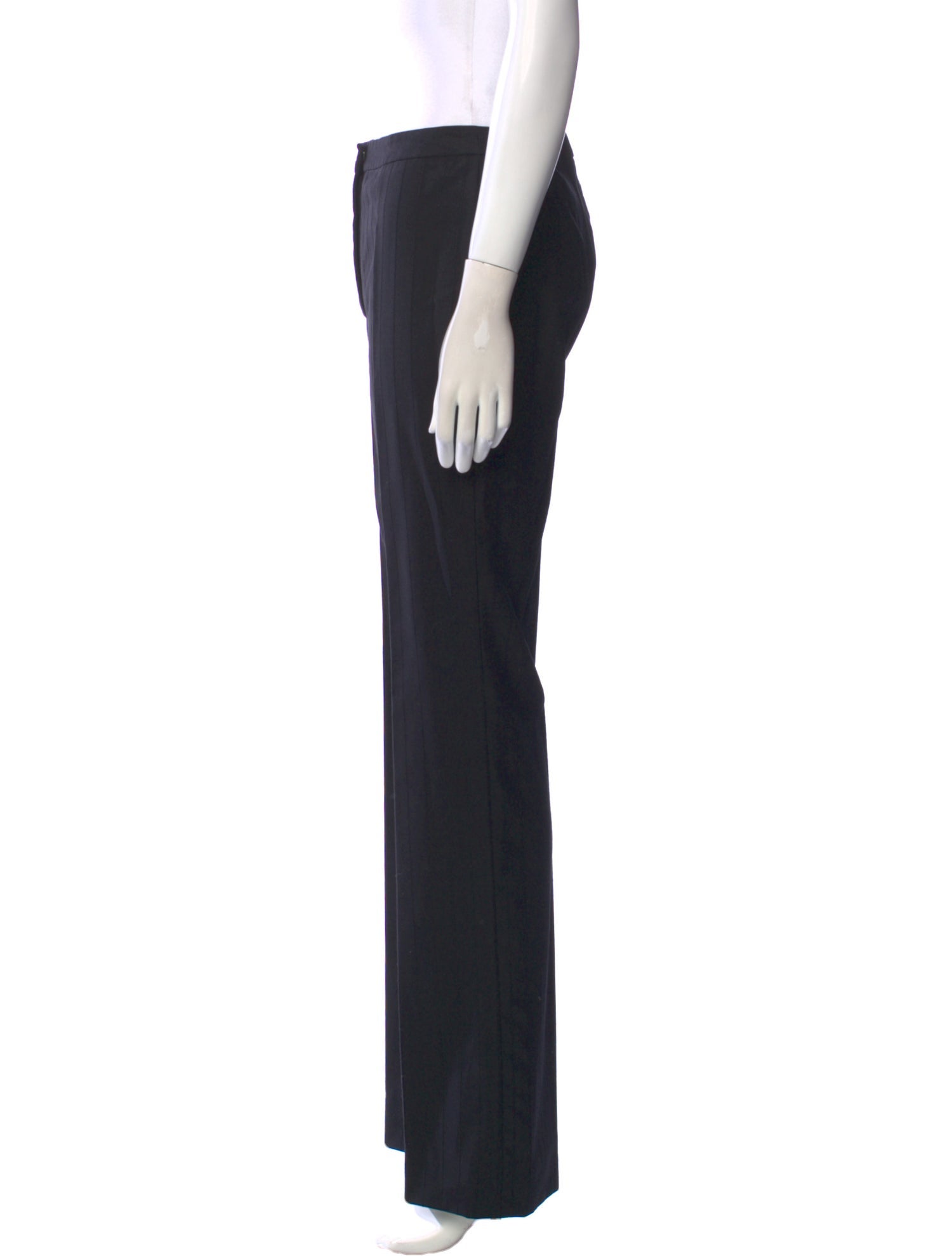 Versace Wool Straight Leg Pants