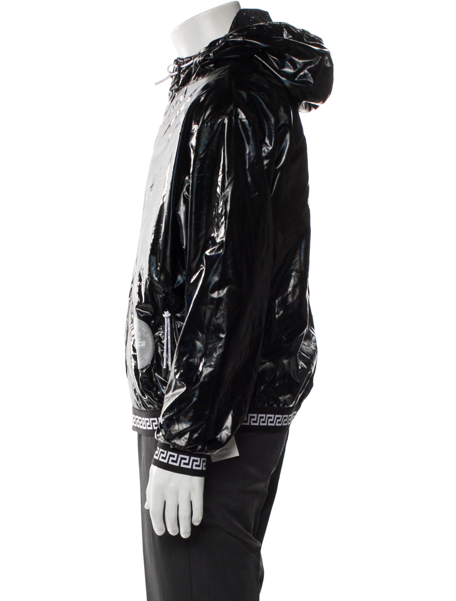 Versace Graphic Print Moto Jacket