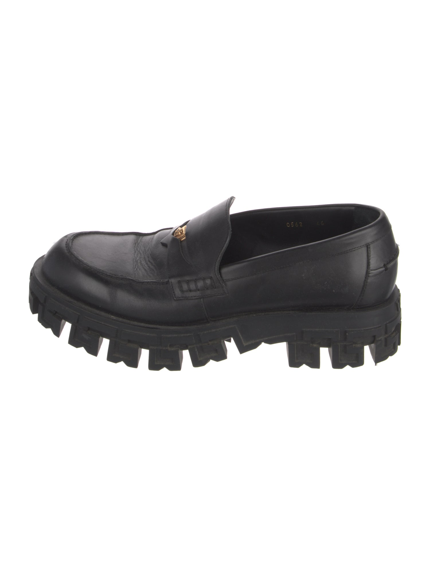 Versace Leather Loafers