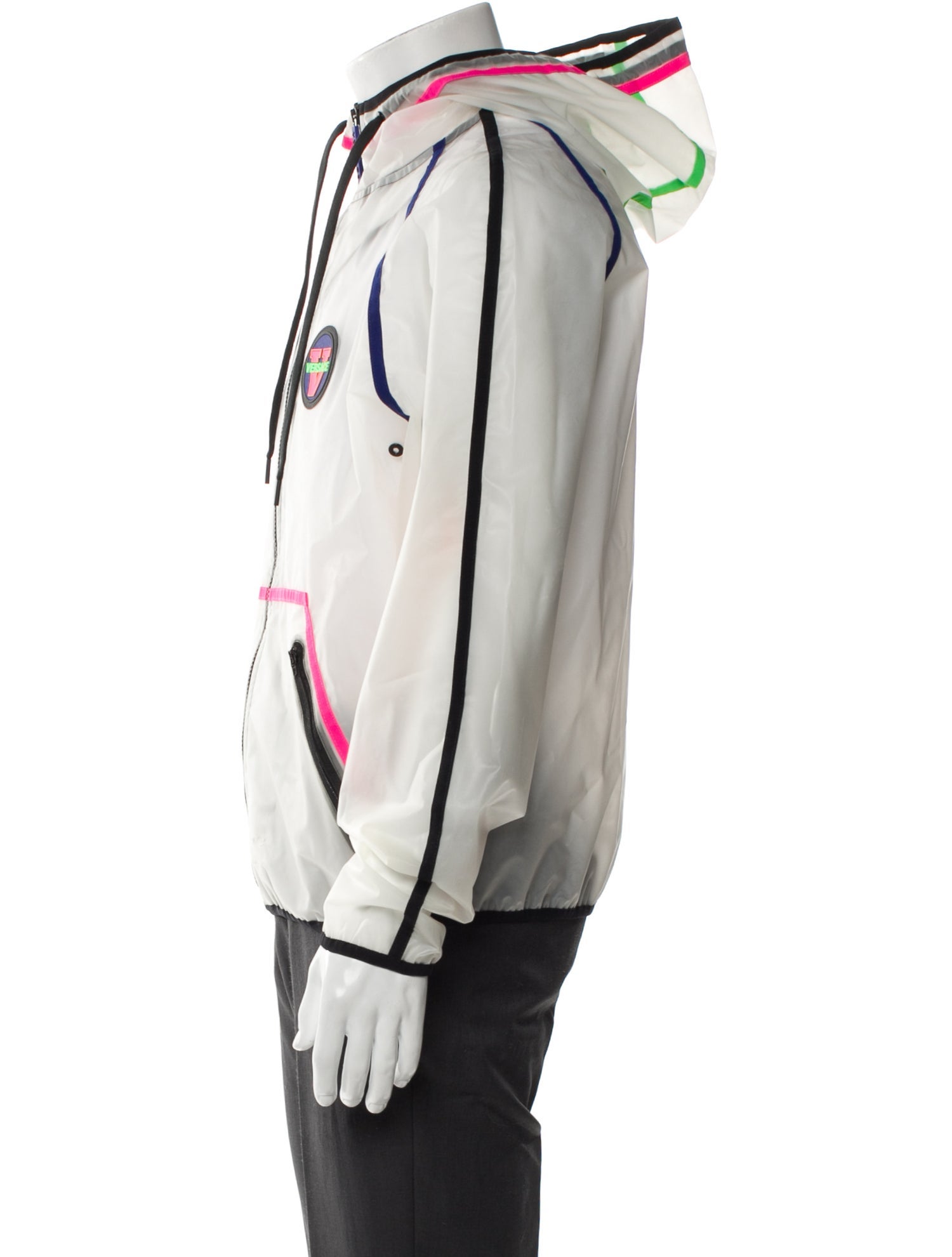 Versace Striped Windbreaker