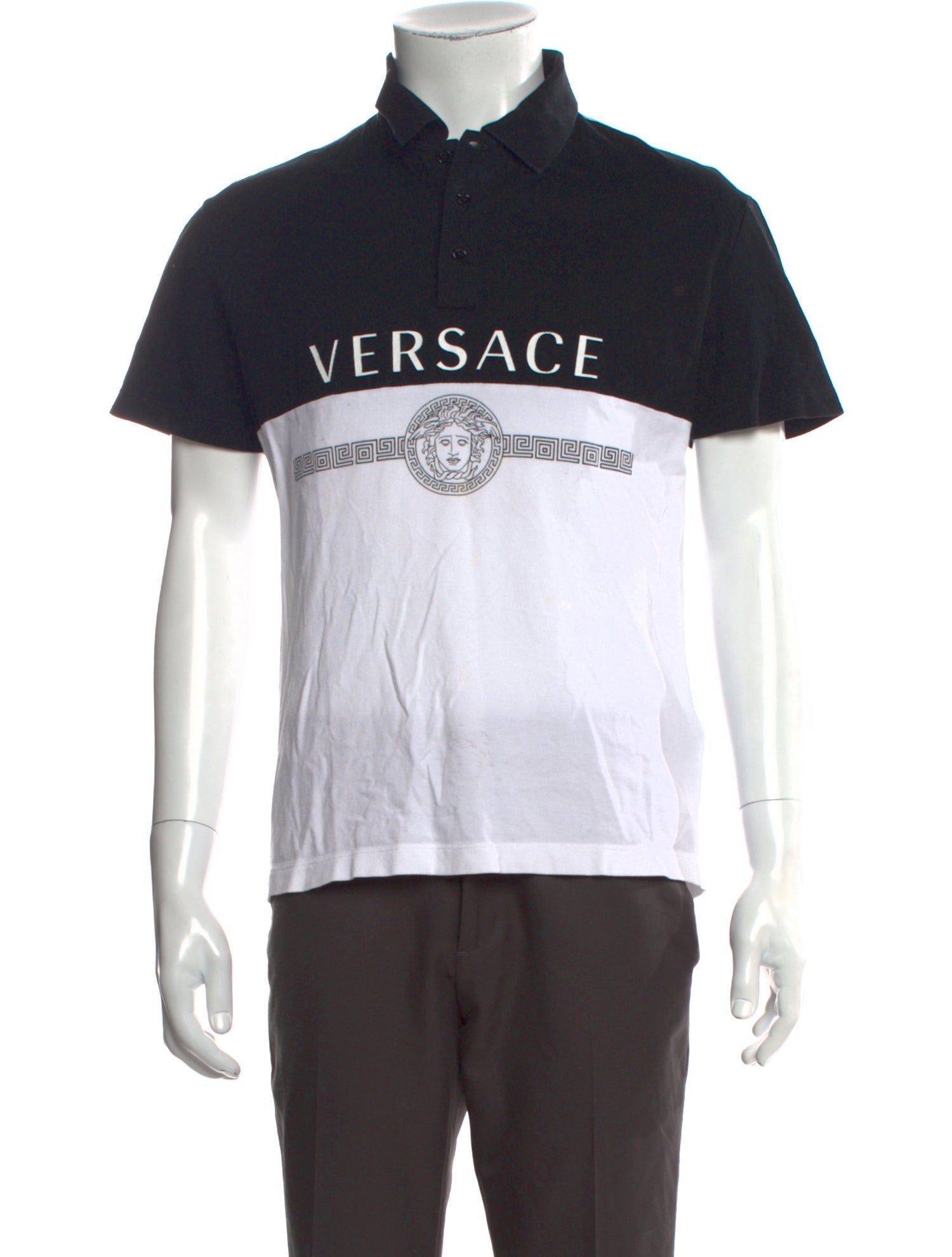 Versace Graphic Print Short Sleeve Shirt