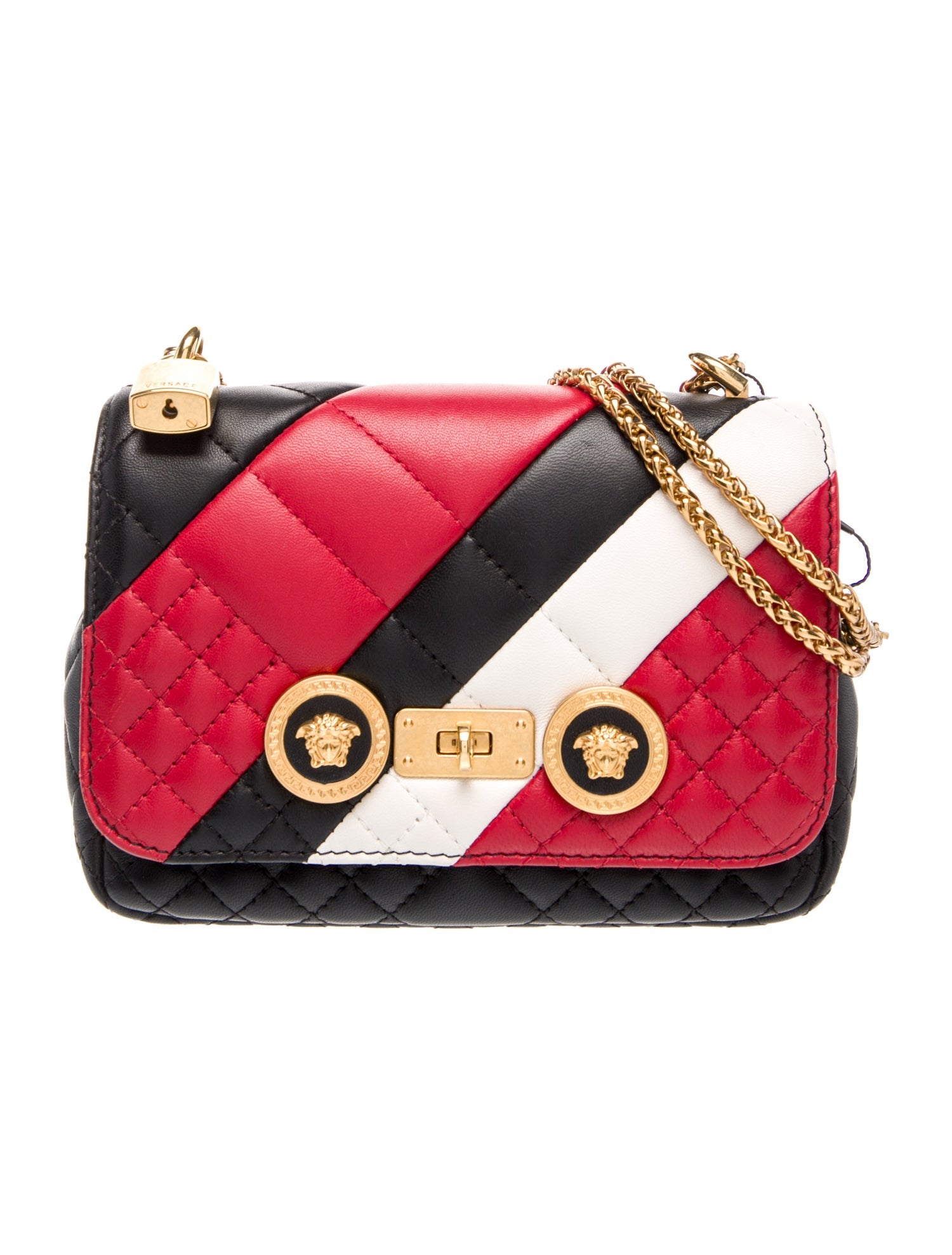 Versace Leather Crossbody Bag