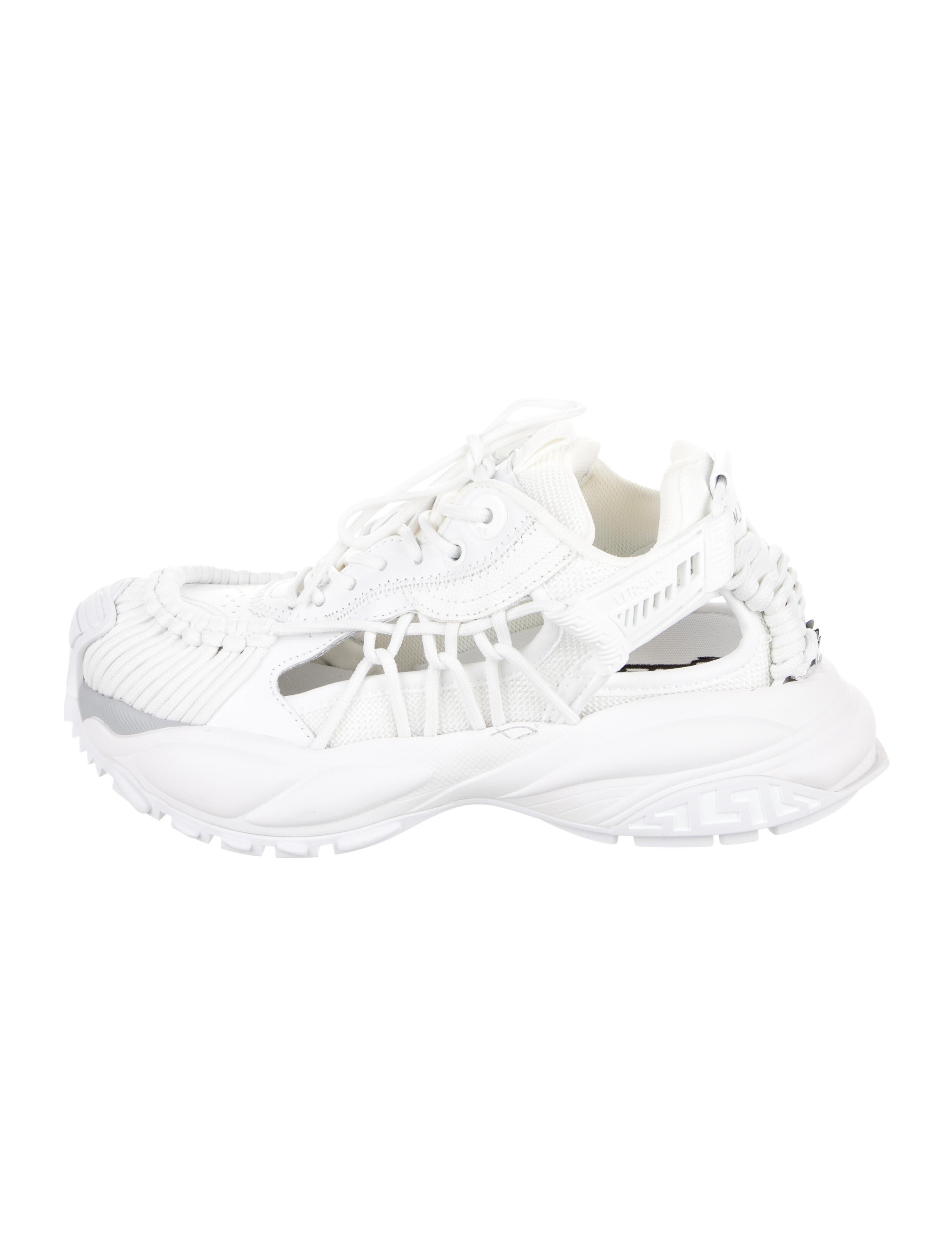 Versace Leather Chunky Sneakers